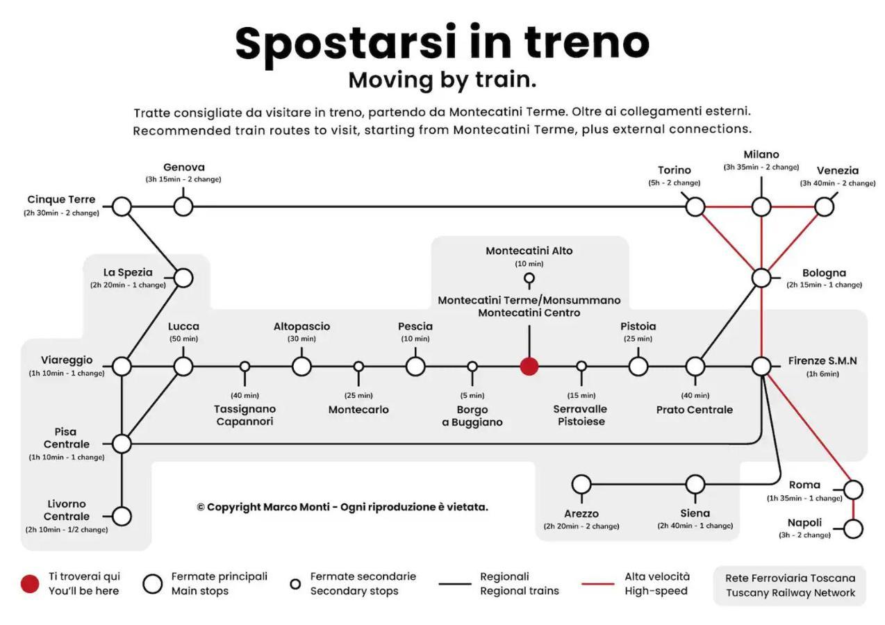 The Perfect Base To Explore Tuscany - Between Pisa, Lucca, And Florence! - Netflix & Youtube Premium Included Apartment Montecatini Terme Exterior photo